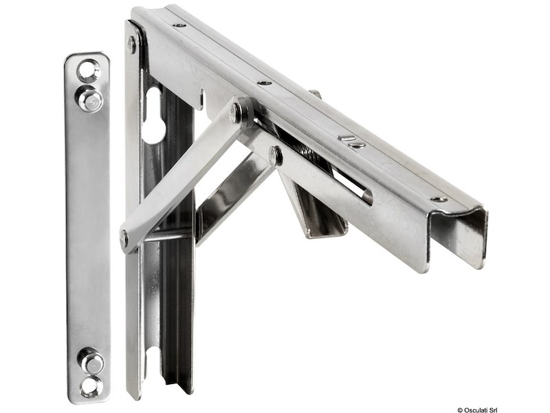 Bracci inox pieghevoli e sfilabili per tavoli 