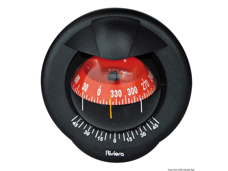 Bussola a parete RIVIERA 3" e 4" Polare