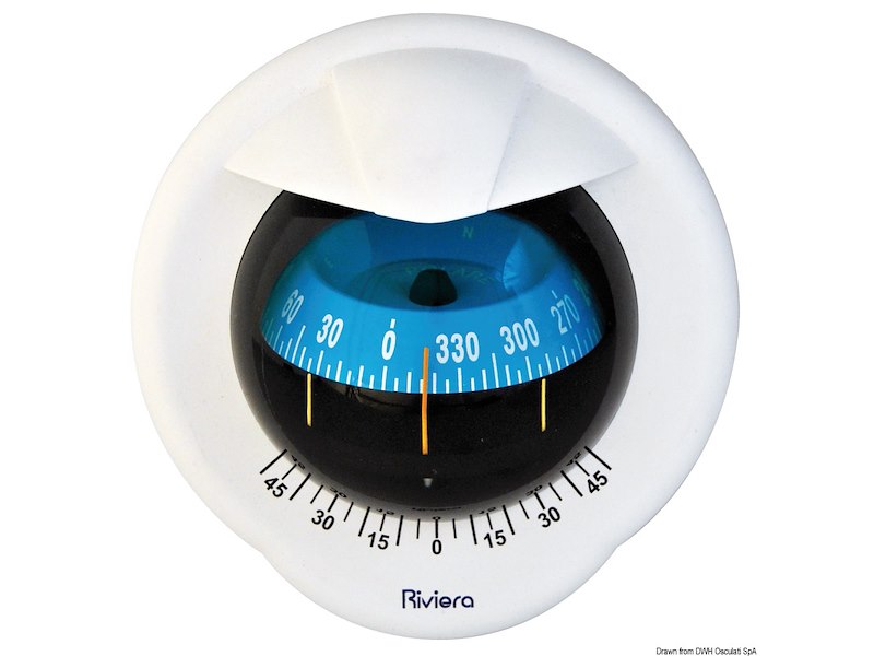 Bussola a parete RIVIERA 3" e 4" Polare