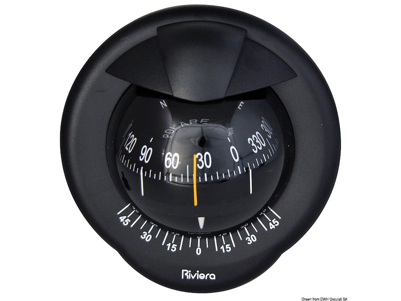 Bussola a parete RIVIERA 3" e 4" Polare