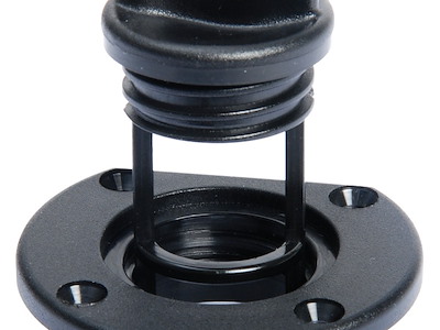 Tappo di scarico a grande passaggio.