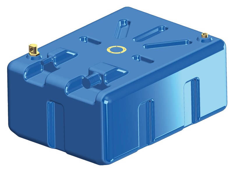 Serbatoio carburante benzina in polietilene reticolato