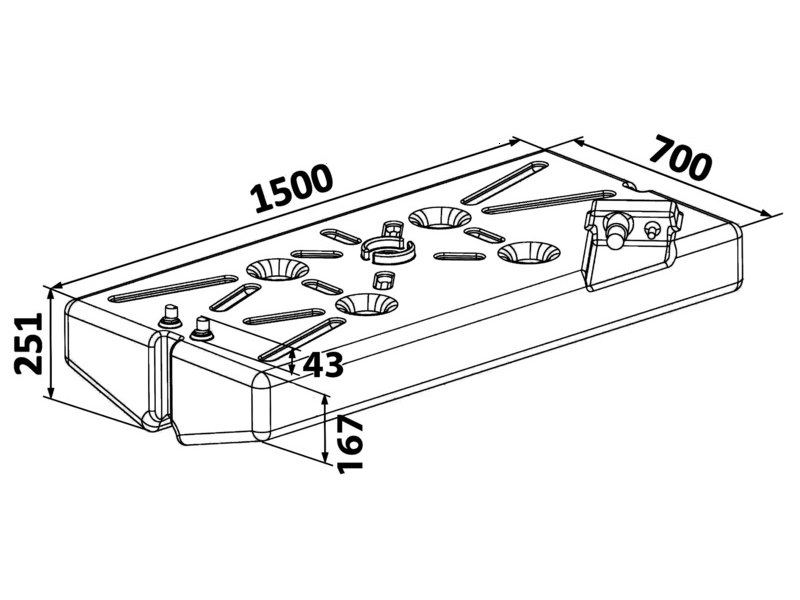 Serbatoio carburante benzina in polietilene reticolato
