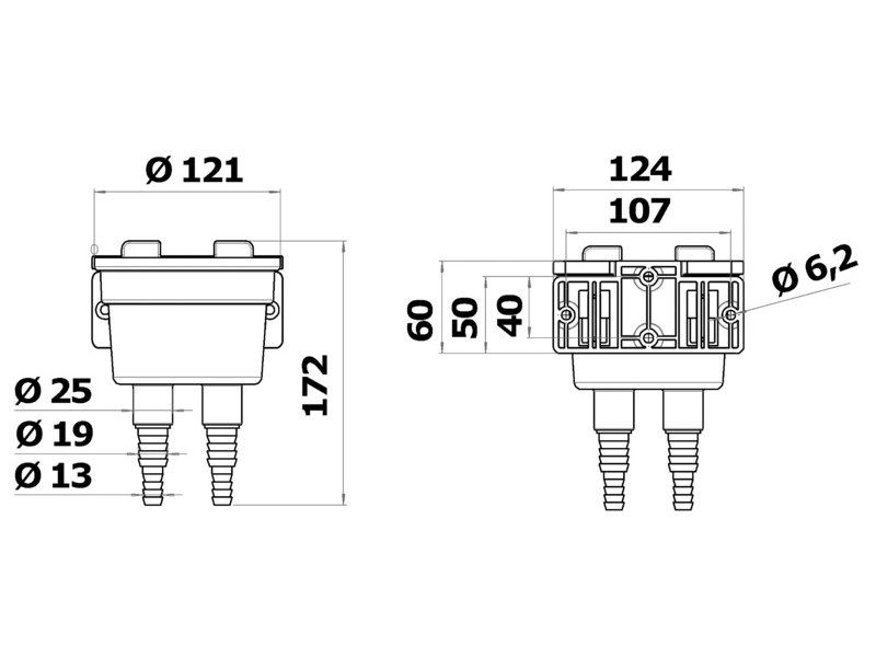 Filtro acqua motore Aquanet 