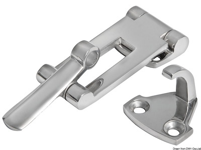 Chiusura a leva inox 104,6x36,7 mm 