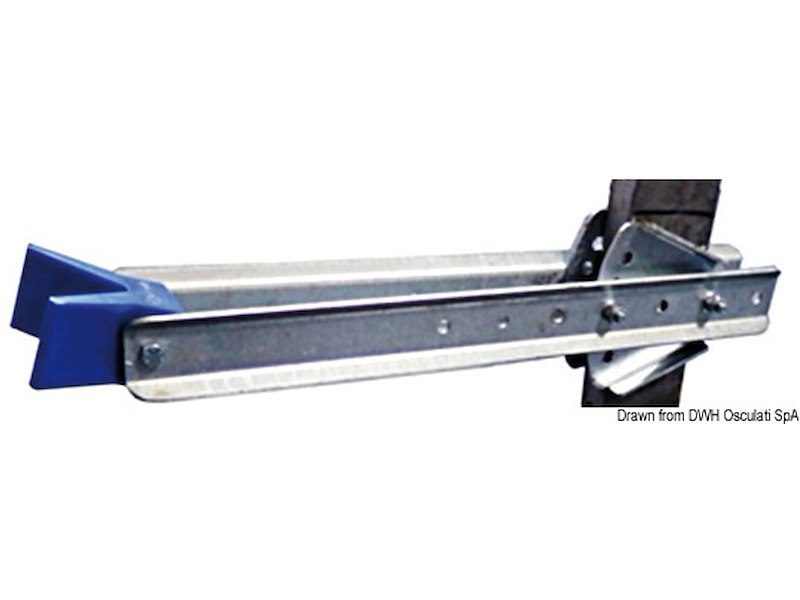 Fermo di prua regolabile 645 mm 