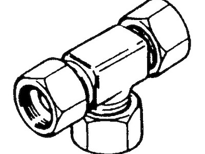 Raccordo a T 3/8" Ultraflex (TF38) 