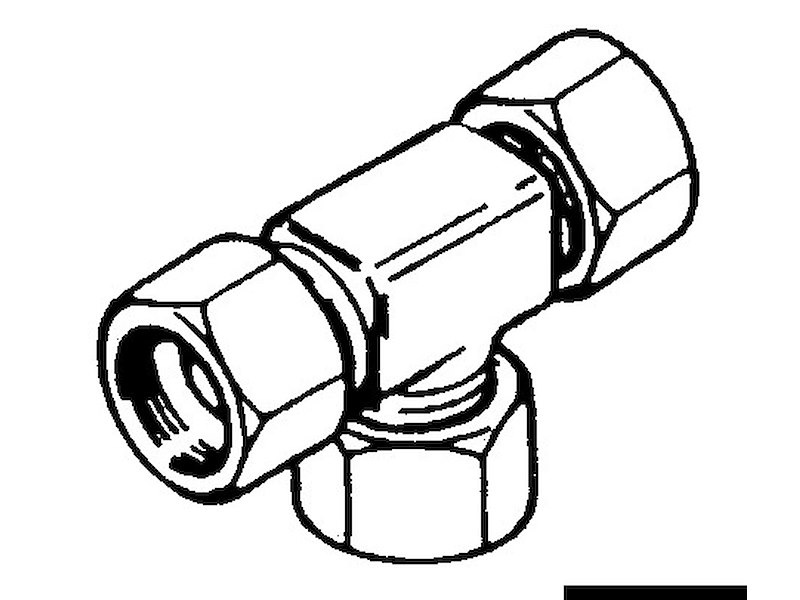 Raccordo a T 3/8" Ultraflex (TF38) 