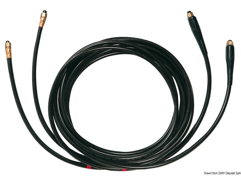 Kit 2 tubi flessibili rinforzati raccordati ad una estremità