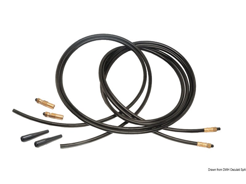 Kit 2 tubi flessibili rinforzati raccordati ad una estremità