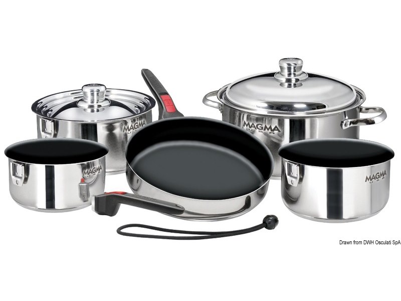 Batteria di pentole impilabile Popote - MAGMA
