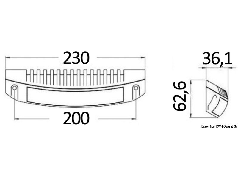 Faretto a 5 LED bianchi 