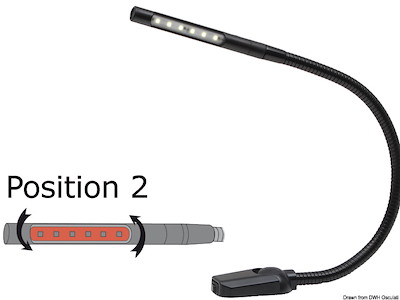Luce carteggio snodata a led 