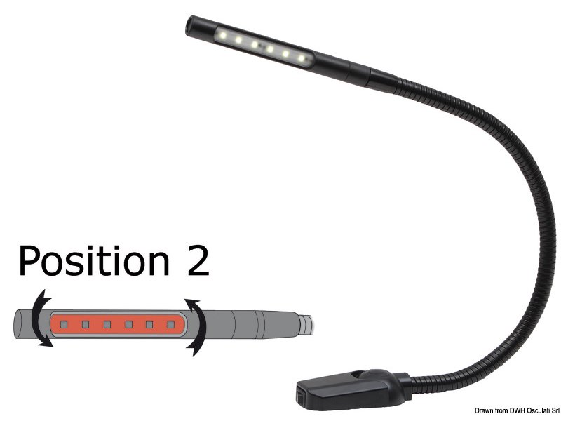 Luce carteggio snodata a led 
