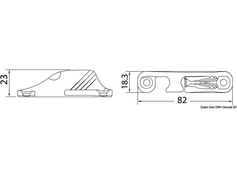 Strozzascotte CLAMCLEATS Side Silver