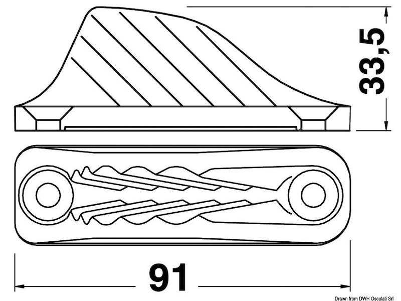 Strozzascotte CLAMCLEATS Vertical