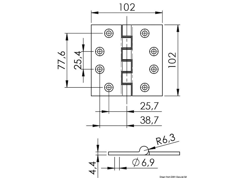 Cerniera in microfusione