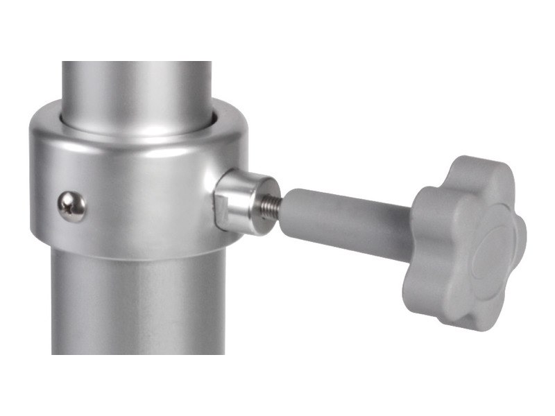 Gamba tavolo tritelescopica in alluminio 