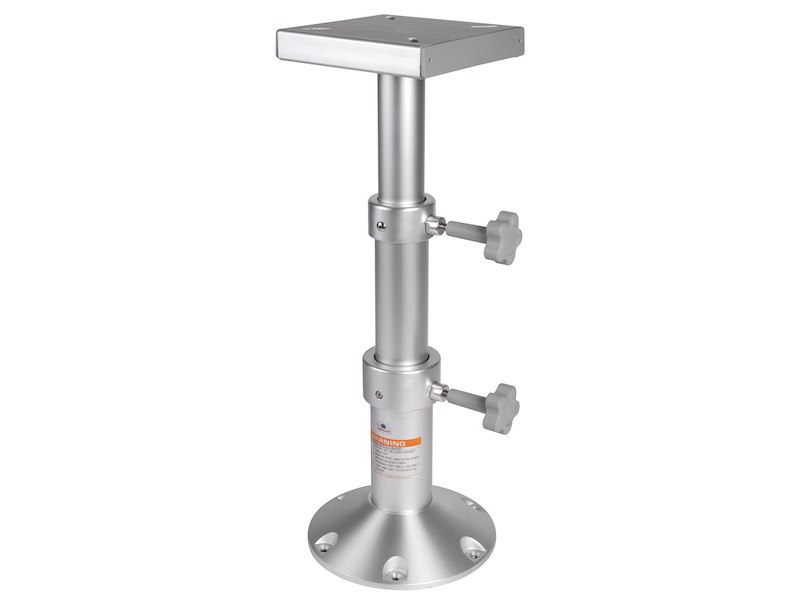 Gamba tavolo tritelescopica in alluminio 