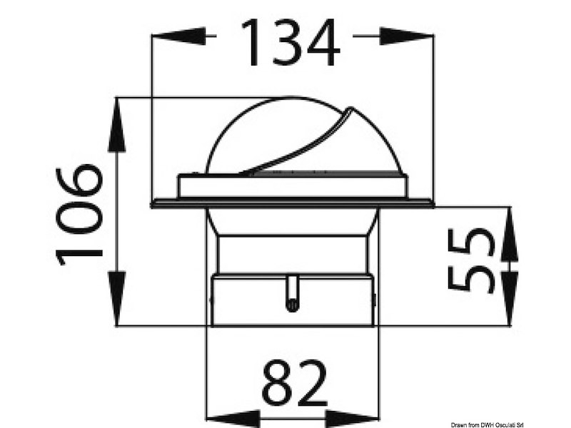 Bussola compatta serie ARTICA alta velocità 3"