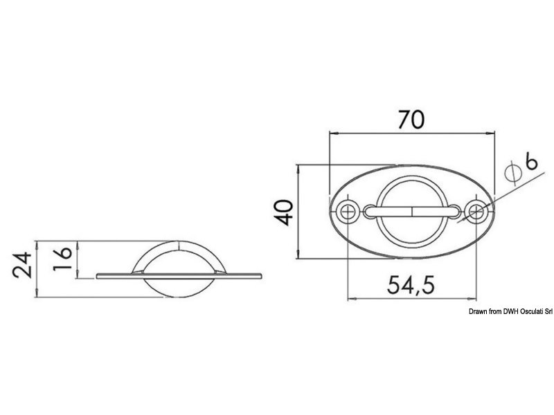 Golfare semi incassato 