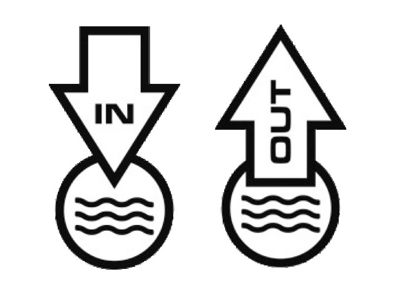 Prese acqua - innesto banchina New Edge entrata/uscita ad incasso