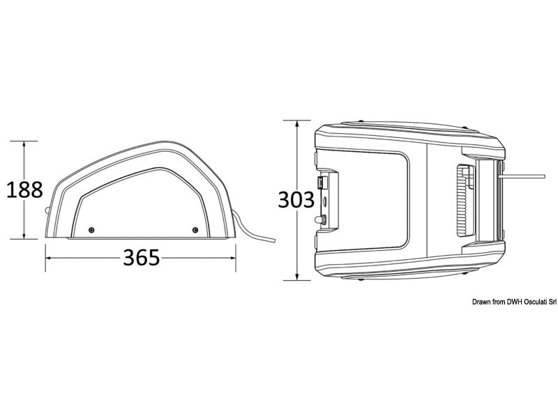 Lewmar Captive CRW 400 