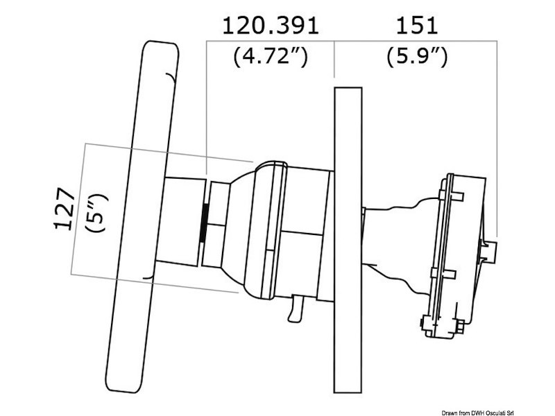 Sistemi di guida rotativi T101/T103ZT predisposti per inclinazione regolabile del volante