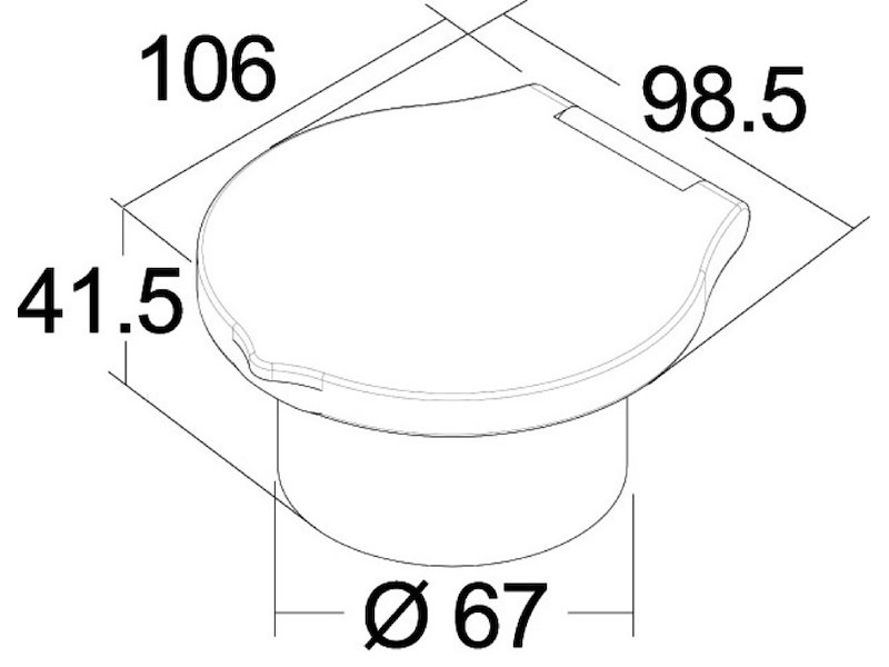 Box doccia Elegant a parete con doccia a pulsante Mizar