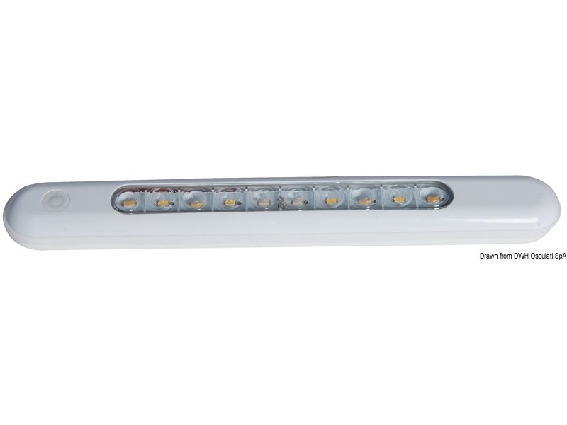 Plafoniera LED da appoggio 310x40x15 mm 