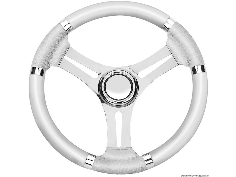 Volante con razze in Acciaio Inox