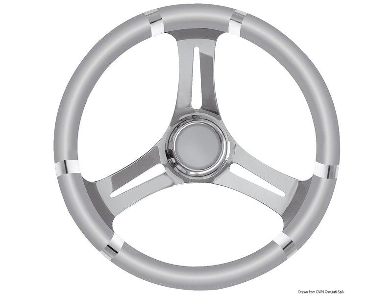 Volante con razze in Acciaio Inox