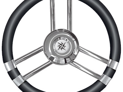 Volante con razze in Acciaio Inox