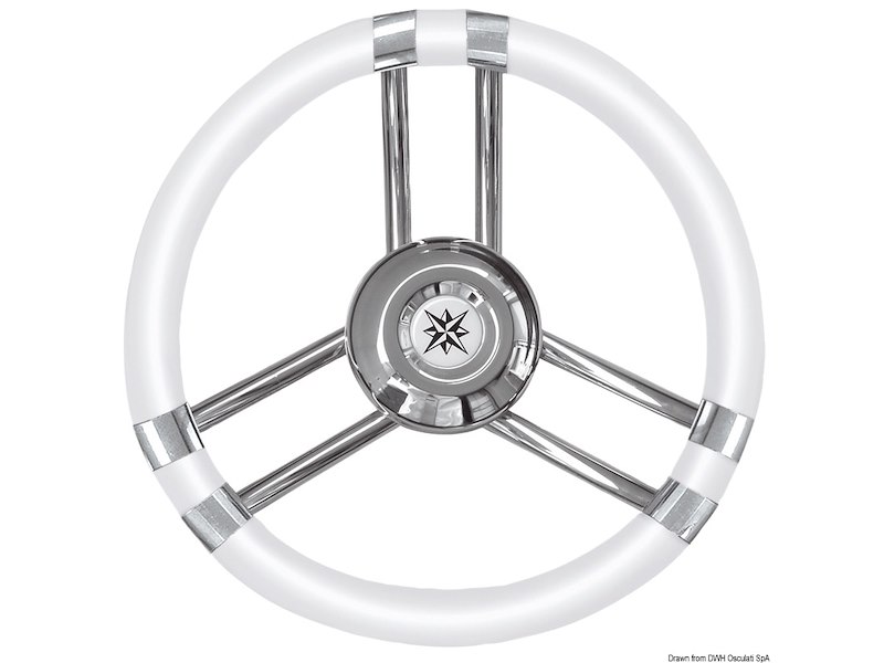 Volante con razze in Acciaio Inox