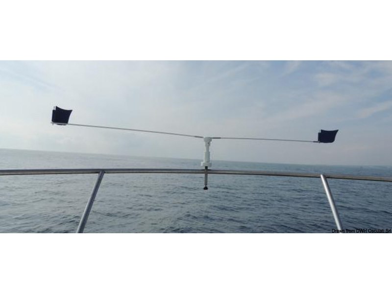 Supporto a morsetto StopGull per corrimano 