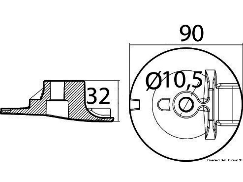 Piastra motore 200/350 HP