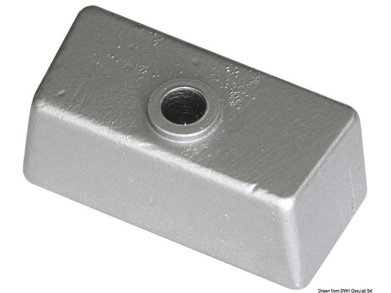 Anodo cubo per piede in magnesio 
