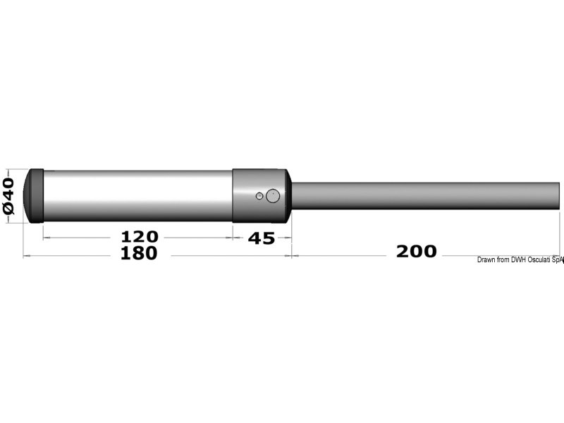 Asta estraibile LED con dimmer 