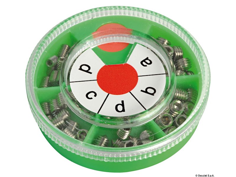 Assortimento grani inox 