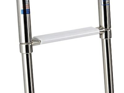 Scaletta inox telescopica a scomparsa 3 gradini 