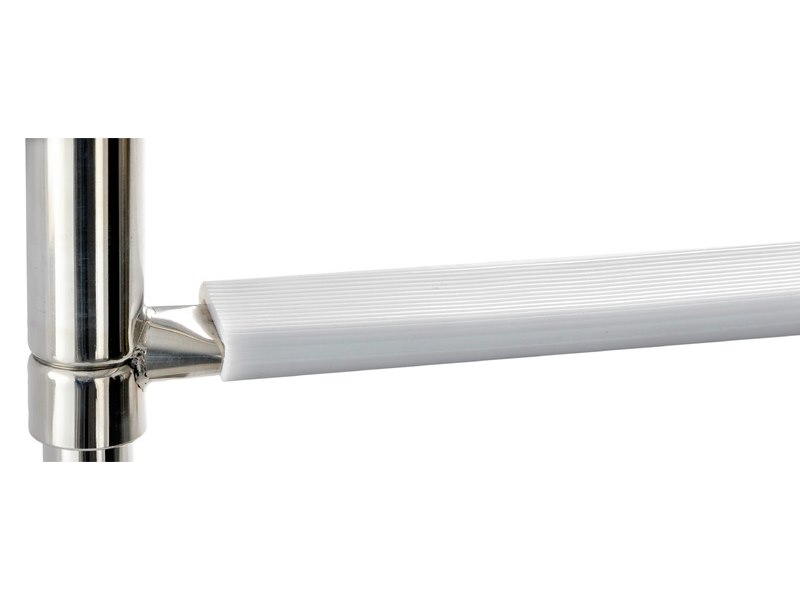 Scaletta inox telescopica a scomparsa 3 gradini 