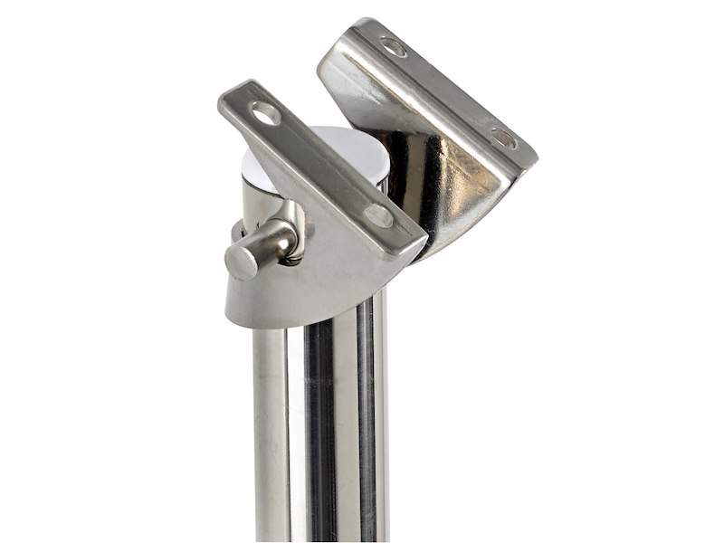 Scaletta inox telescopica a scomparsa 3 gradini 