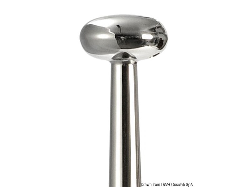 Asta portabandiera in acciaio inox AISI 316