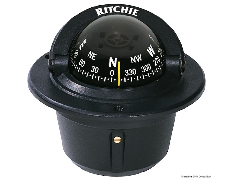 Bussole RITCHIE Explorer 2'' 3/4 (70 mm) con compensatori e luce