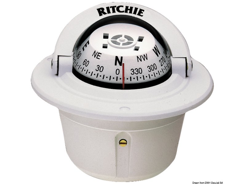 Bussole RITCHIE Explorer 2'' 3/4 (70 mm) con compensatori e luce