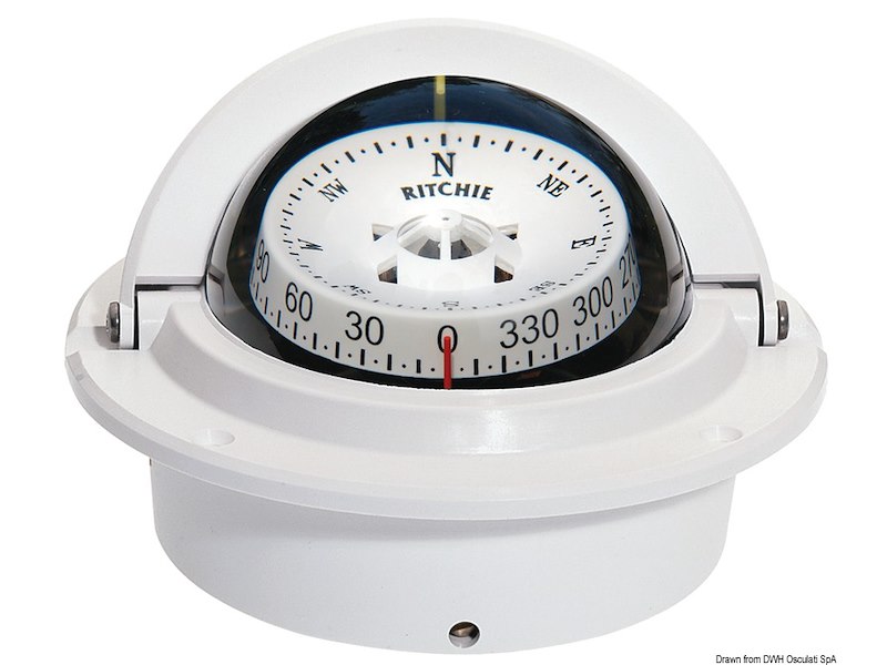 Bussole RITCHIE Voyager 3'' (76 mm) con compensatori e luce