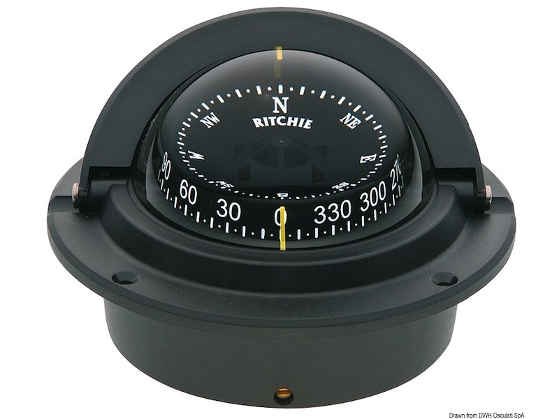 Bussole RITCHIE Voyager 3'' (76 mm) con compensatori e luce