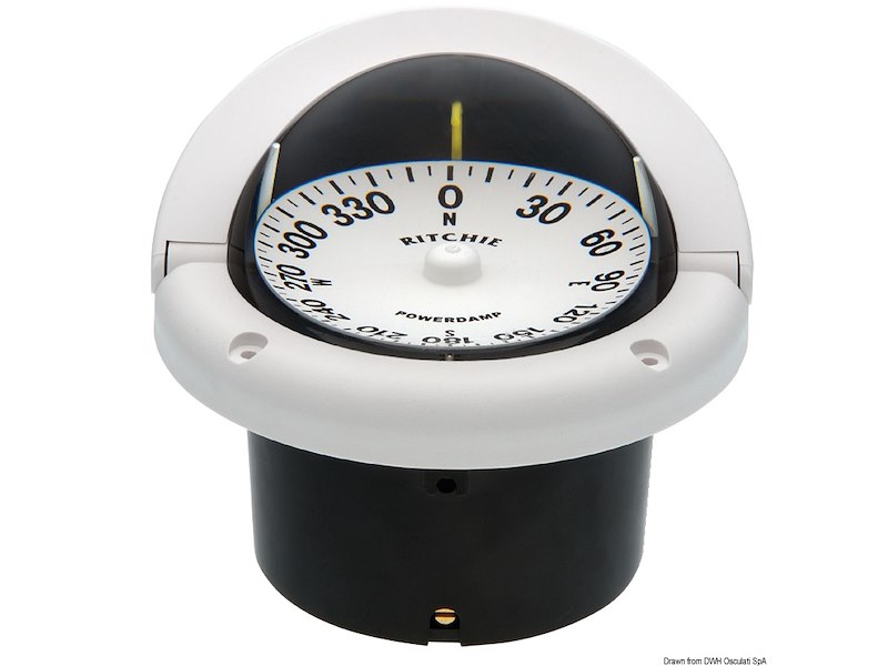 Bussole RITCHIE Helmsman 3'' 3/4 (94 mm) con compensatori e luce