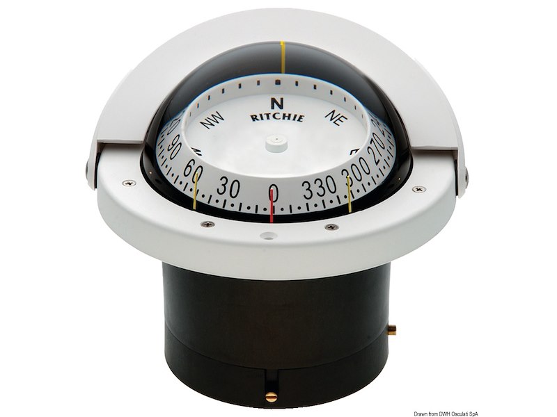 Bussole RITCHIE Navigator 4'' 1/2 (114 mm) con compensatori e luce