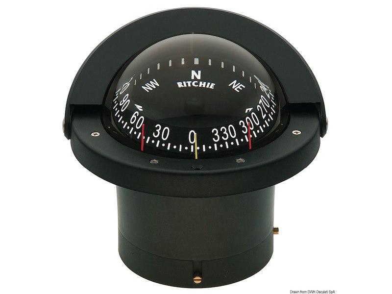 Bussole RITCHIE Navigator 4'' 1/2 (114 mm) con compensatori e luce